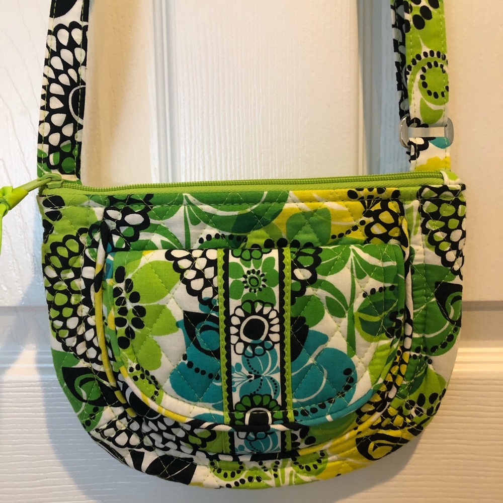 Vera Bradley Lizzy Crossbody Bag- Limes Up